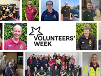 A grid of photos showing volunteer activity at Yorkshire Ambulance Service