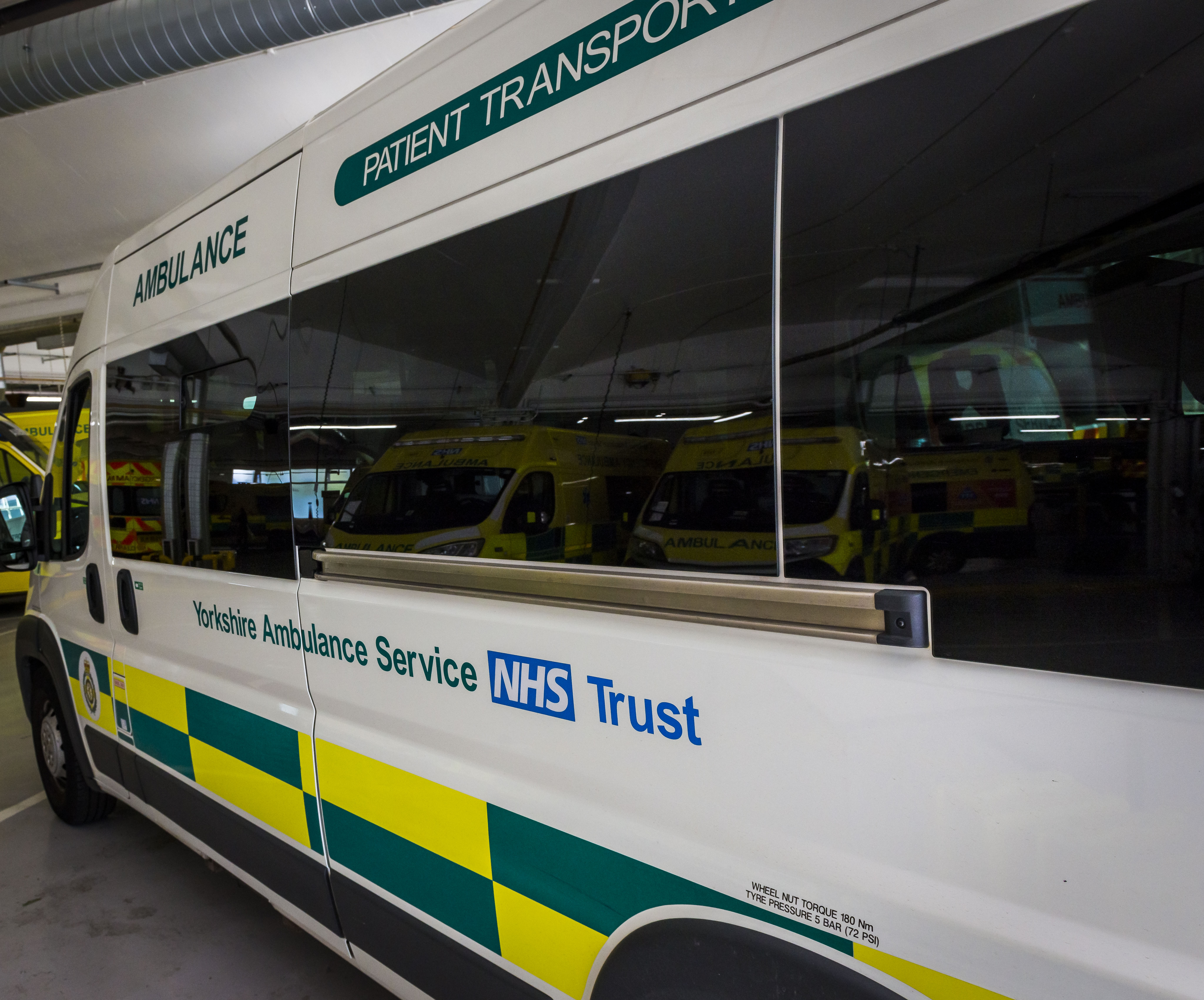 non-emergency Patient Transport Service vehicle