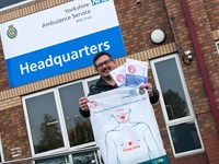 Community Engagement Manager Jason Carlyon with the new Pillow Partner CPR training aids