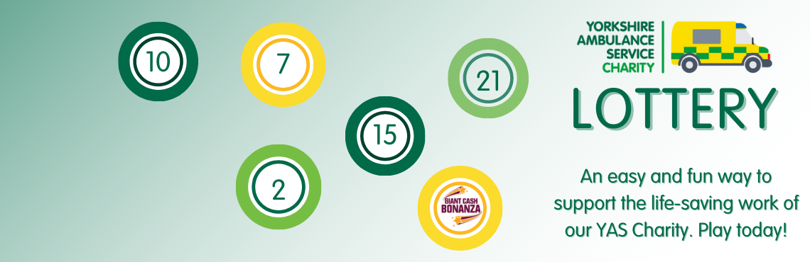 Play the Yorkshire Ambulance Service Charity Lottery