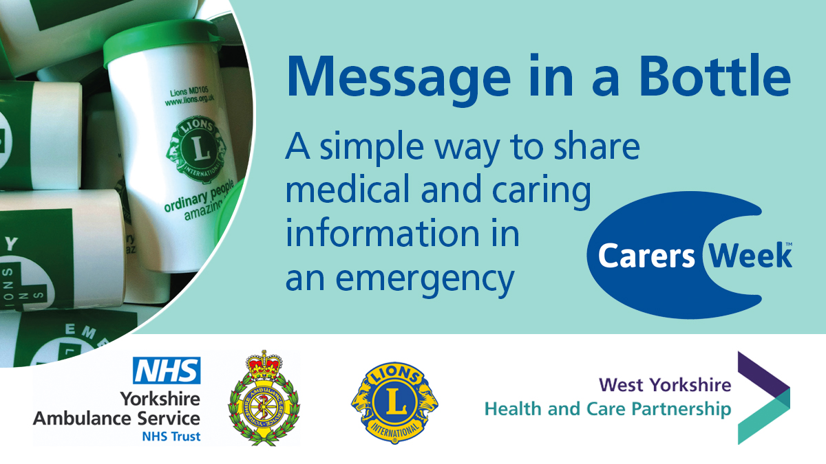 ‘Message in a Bottle’ initiative calls for carers to ‘plan ahead’