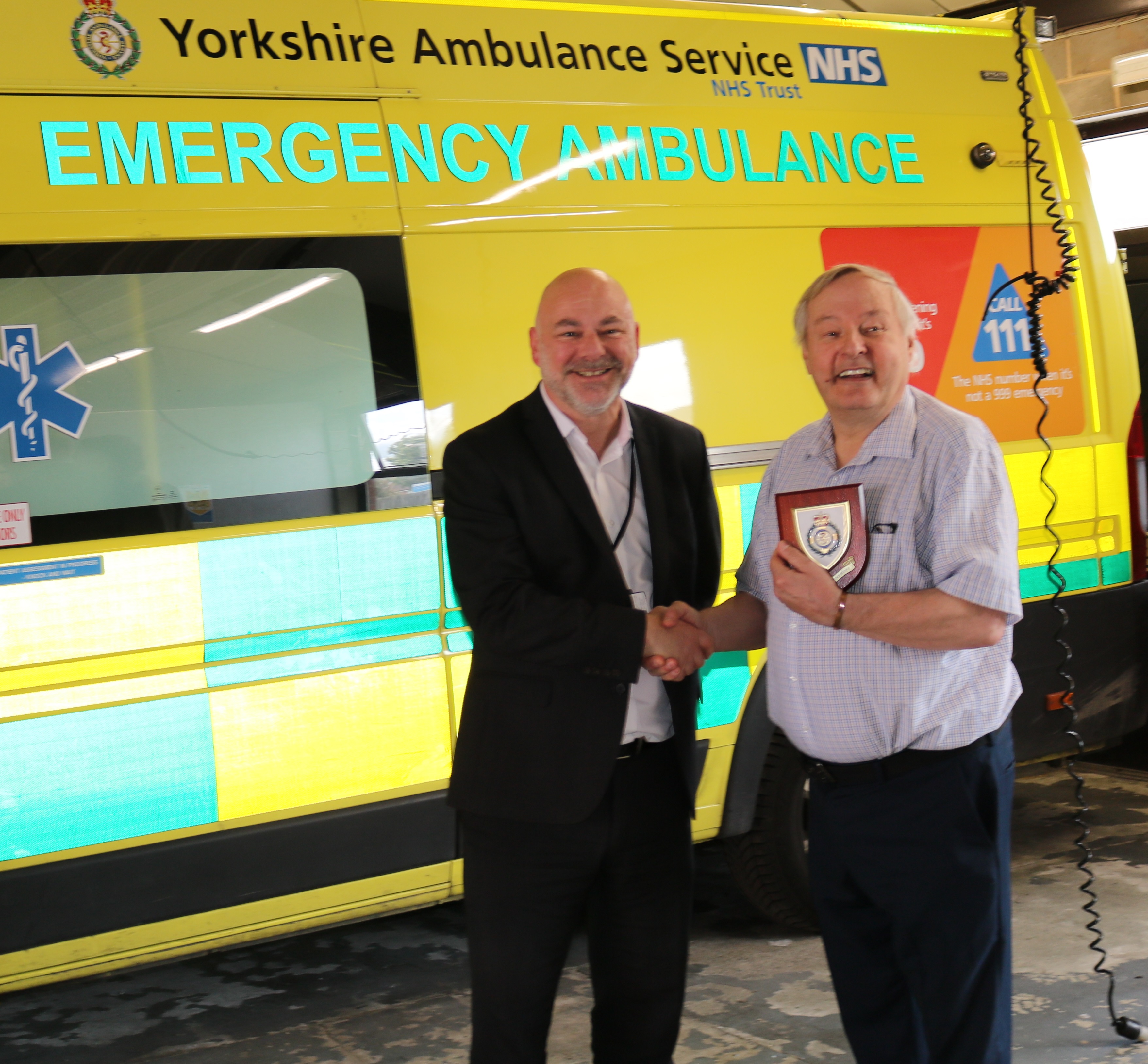 East Riding paramedic retires after 50 years’ service
