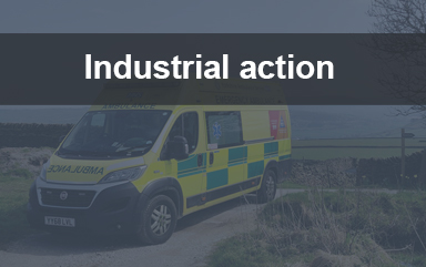 Public urged once again to use ambulance service wisely during industrial action