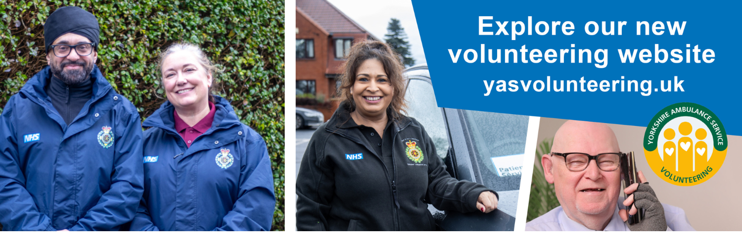 Volunteer with Yorkshire Ambulance Service