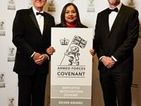 YAS Staff collecting the ERS Silver Award