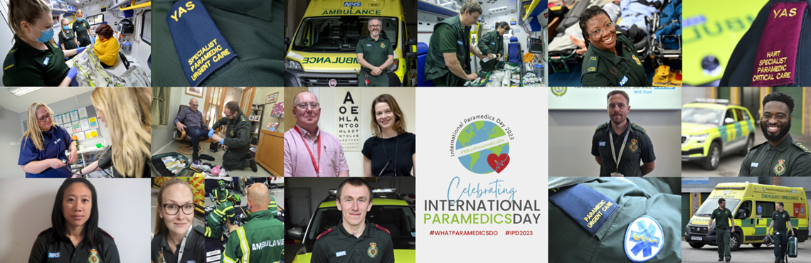 Photos of paramedics to celebrate International Paramedics Day