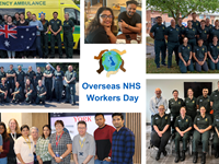 Photos of paramedics and nurses who have arrived from Australia, New Zealand and India to work at Yorkshire Ambulance Service
