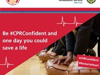 Be CPR confident and one day you could save a life