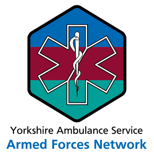 Yorkshire Ambulance Service Armed Forces Network logo