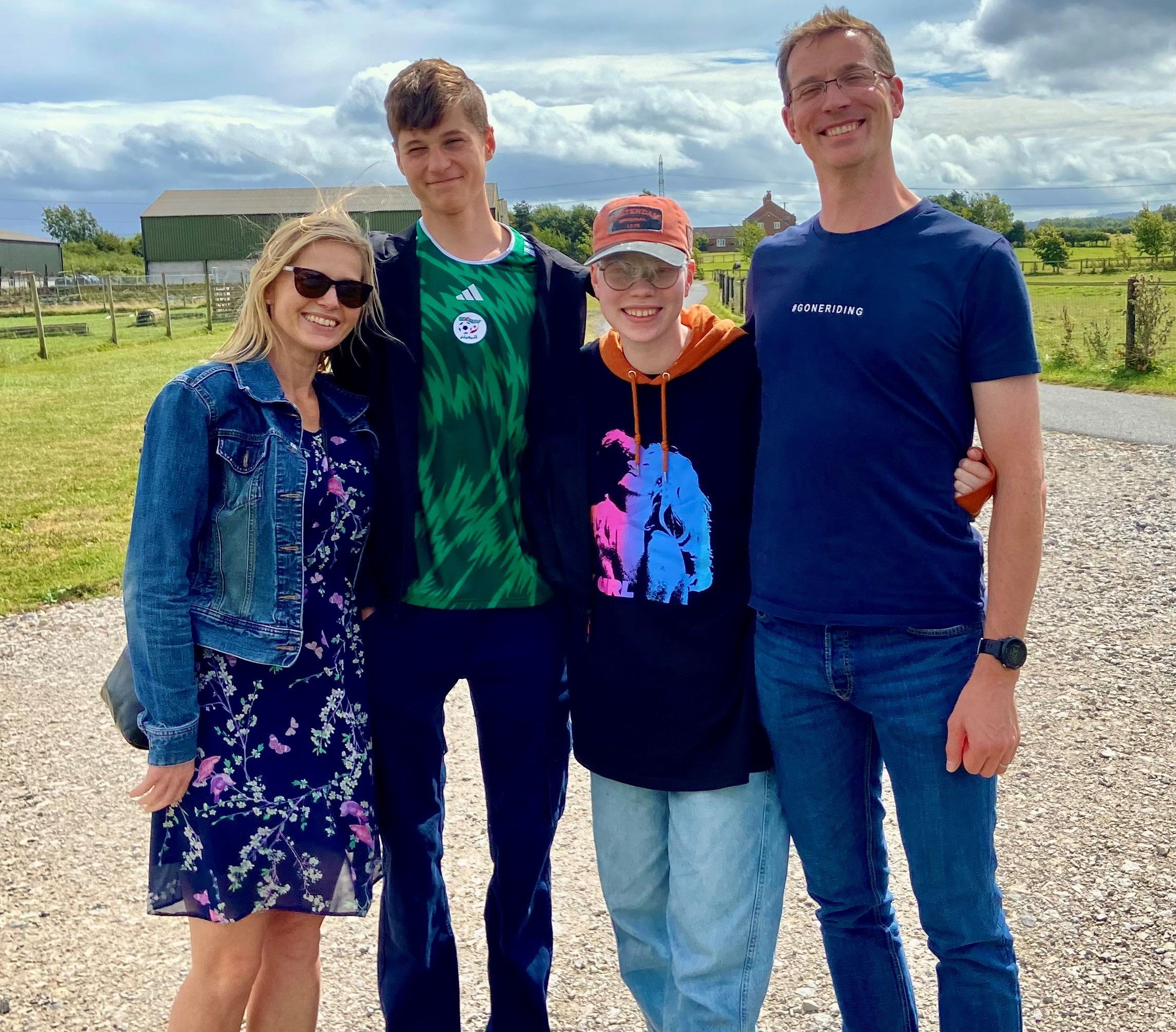 Charlotte and Phil Howard with their children Will and Sophie