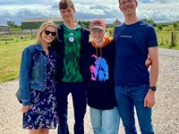 Charlotte and Phil Howard with their children Will and Sophie