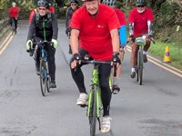 Cyclist Steve Shaw